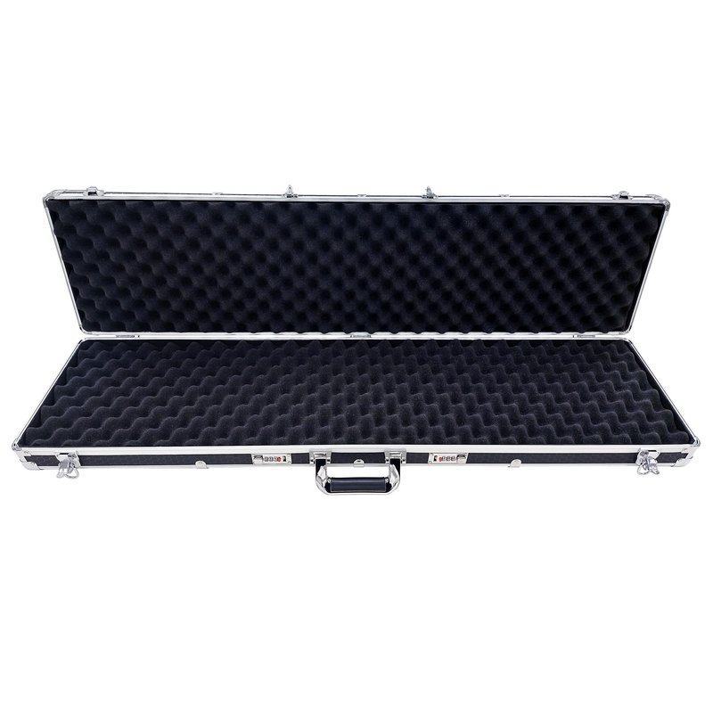 Silver Rifle Case ROC Cases Black and Silver Rifle Shotgun Shooting Airsoft Flight ...